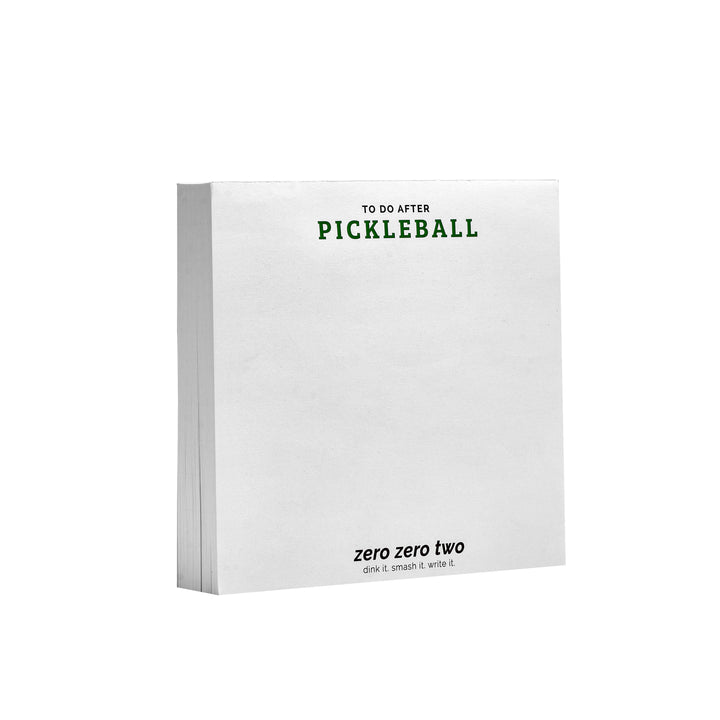 TO DO AFTER Pickleball notepad